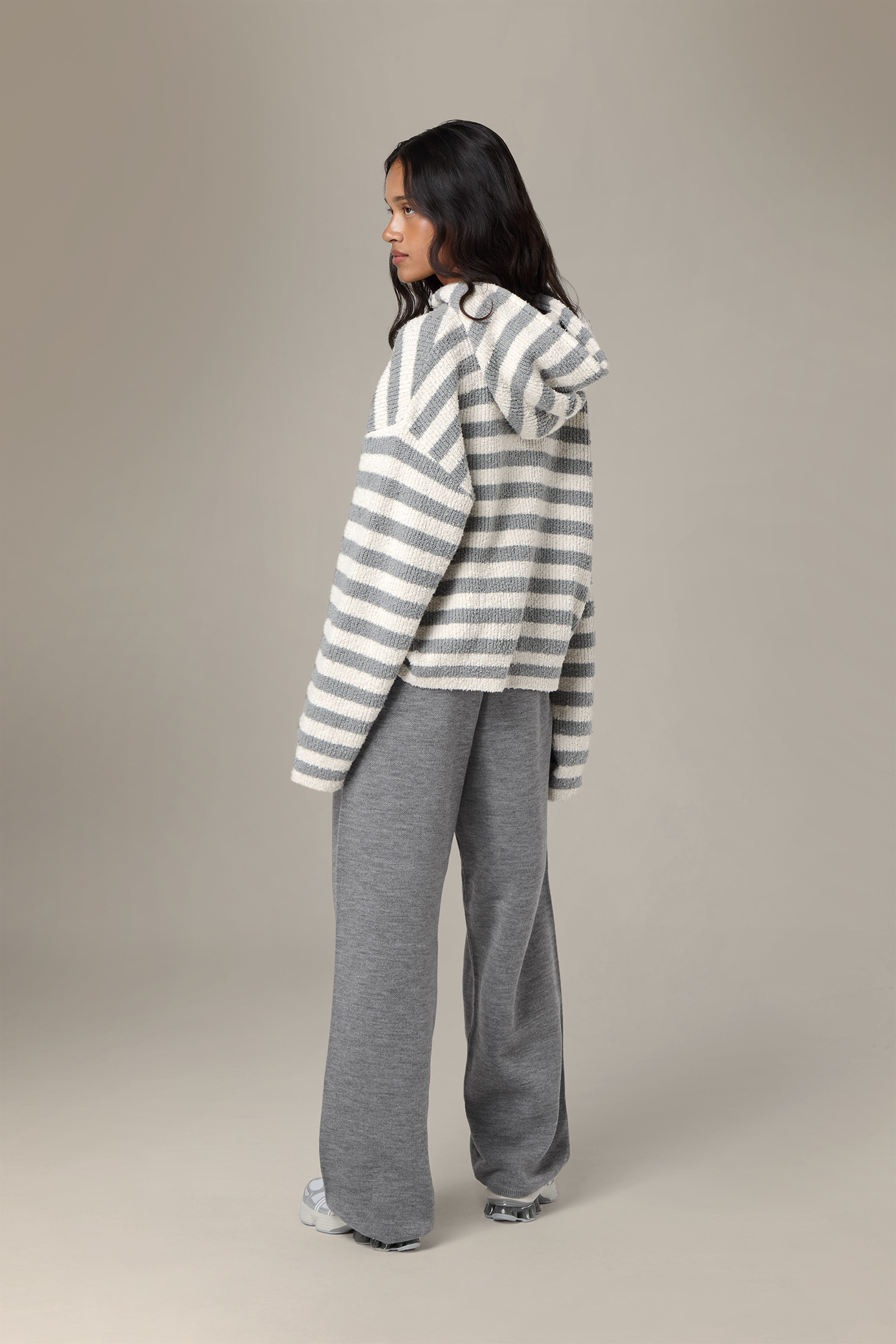 Jasper Knit Hoodie Zip Up